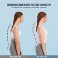 Back Brace Posture Corrector for Women: Shoulder Straightener Adjustable Full Back Support- Scoliosis Hunchback Spine Corrector (Pink-Szie M) product image
