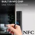 SR100 Smart Ring Health Tracker Heart Rate Blood Pressure Blood Oxygen IP68 Waterproof NFC Access Control Suitable for Men Women Size 21 product image
