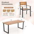 7-Piece Acacia Wood Patio Dining Set  product image