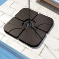 20" Patio Offset Umbrella Sand/Water- Filled Base Stand  product image