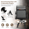  360° Swivel Hunting Chair with Adjustable Legs product image