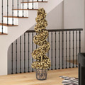 4-Foot Artificial Topiary Spiral Tree (Set of 2) product image