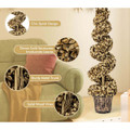 4-Foot Artificial Topiary Spiral Tree (Set of 2) product image