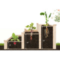 3-Tier Wooden Raised Garden Bed with Open-Ended Base  product image
