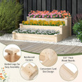 3-Tier Wooden Raised Garden Bed with Open-Ended Base  product image