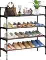 4-Tier Metal Stackable Shoe Rack (2-Pack) product image
