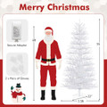 7 ft Artificial Hinged Christmas Tree with 820 Branch Tips product image