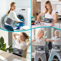 Cordless Heating Pad for Back, Lumbar Massaager with Heat, Heated Back Belt Abdomen Warmer Lumbar Support product image