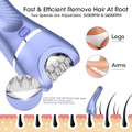 6 in 1 Epilator Hair Removal for Women, Shaver, Bikini, Face Razor, Facial Brush, Face Massage and Body Exfoliator, IPX6 Waterproof Lady Shaver Wet & Dry product image