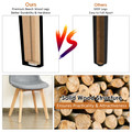 Modern Mid Century Fabric Dining Chairs (Set of 4) product image