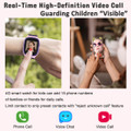 4G Kids Smart Watches with GPS Tracker Video Calling One-Key SOS Call Voice Chat Camera Alarm Clock Touch Screen for Grils Gift(Pink) product image
