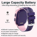 4G Kids Smart Watches with GPS Tracker Video Calling One-Key SOS Call Voice Chat Camera Alarm Clock Touch Screen for Grils Gift(Pink) product image