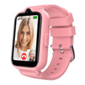 4G Smart Watch with GPS Tracker for Kids Age 5-12,Kids Cell Phone Watch with Video Call Voice Chat Alarm Clock SOS Camera Math Game-Pink product image