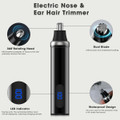 Professional Cordless Hair Clippers Trimmer Grooming Set for Men T-Shaper Trimmer & Foil Shaver Nose & Ear Hair Trimmer with LED Display-Black product image