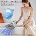 Bed Vacuum Cleaner, Handheld UV Deep Mattress Vacuum Cleaner with HEPA Filter, Effectively Clean Up for Pillows, Sheets, Mattresses, Sofas product image