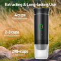 Portable Electric Espresso Mini Machine, Coffee Maker with Ground Coffee and NS Capsule for Machine, Perfect for Hiking,Camping,Office(Black) product image
