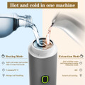 Portable Electric Espresso Mini Machine, Coffee Maker with Ground Coffee and NS Capsule for Machine,Perfect for Hiking,Camping,Office (Gray) product image