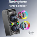 BR-37K Bluetooth Karaoke Machine System with 2 Wireless Microphones product image