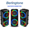 BR-35K Portable Bluetooth Speaker with Karaoke Function and DJ Lights product image