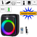 Boytone BT-63K Bluetooth Karaoke Machine Speaker System with 8” Subwoofer product image