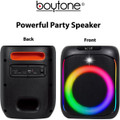 Boytone BT-63K Bluetooth Karaoke Machine Speaker System with 8” Subwoofer product image