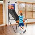 Foldable Single Shot Basketball Arcade Game with 3 Basketballs product image