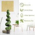 4-Foot Artificial Boxwood Spiral Tree with Green Leaves (1 or 2-Pack) product image