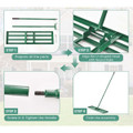36 x 10-Inch Lawn Leveling Rake with Ergonomic Handle product image