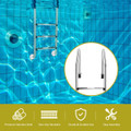 3-Step Stainless Steel Swimming Pool Ladder  product image