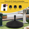 Fillable Umbrella Base with Plastic Ring and Adapters product image