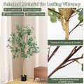 5.5 ft Artificial Fake Eucalyptus Tree product image