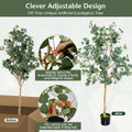 5.5 ft Artificial Fake Eucalyptus Tree product image