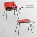 2-in-1 Gas Camping Grill and Stove with Detachable Legs product image