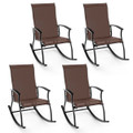 Outdoor Rocking Chair with Breathable Backrest (4-Pack) product image