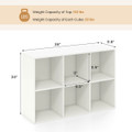 3-Tier 6-Cube Bookcase Storage Organizer  product image
