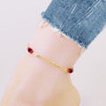 18K Yellow Gold High-Polish Ankle Bracelet product image