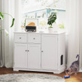 Cat Litter Box Enclosure with 3 Doors  product image