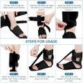 Plantar Fasciitis Night Splint, Plantar Fasciitis Relief Brace with Adjustable Straps,Achilles Tendonitis, Day & Night Support, Black product image