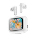 144+ Language Translator Wireless Earbuds Bluetooth Real Smart Translation With Touch screen Active Noise ANC Wireless Charging Case Color White product image