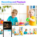 1080P HD Indoor Security Camera,Baby Monitor with Night Vision,Security Home Dog Pet Monitor,AI Motion Detection With 32G TF Card product image