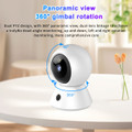 1080P HD Indoor Security Camera,Baby Monitor with Night Vision,Security Home Dog Pet Monitor,AI Motion Detection With 32G TF Card product image