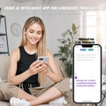 144 Languages Translation Device Ai Translator Earbuds Translating Headphones Real Time Ai Headphones Language Translation (Black) product image
