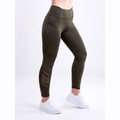 High-Waist Pilates Leggings with Side Pockets & Mesh Panels product image