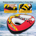 Towable Tube with Quick Connector & Drainage System for Boating product image