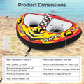 Towable Tube with Quick Connector & Drainage System for Boating product image
