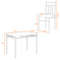 5-Piece Dining Set with Faux Marble Top Table product image