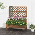 2-Tier Raised Garden Bed with Trellis product image