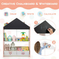 Kids Dollhouse Bookshelf with Chalkboard  and Whiteboard product image