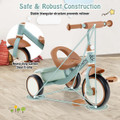 Kids Tricycle  with Adjustable Seat and Storage Basket product image