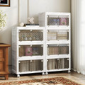 3/4-Tier Stackable Storage Bins with 33/44-Gal Collapsible Storage Boxes product image